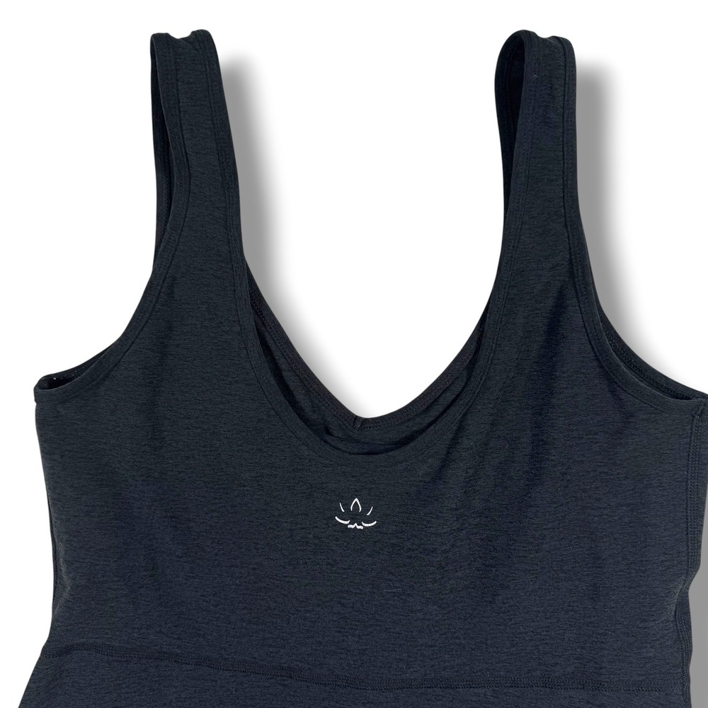 Beyond Yoga Spacedye V-Neck Active Dress Large Women Black Heather